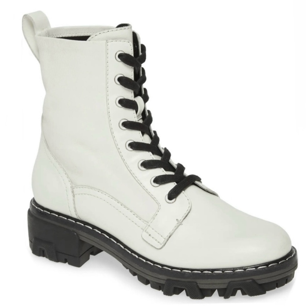 NEW RAG & BONE LEATHER COMBAT BOOTS
